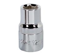 Walldrive Presa 12mm 1.3cmSq Guida Completamente Lucidata - Sealey SP1212 Nuovo