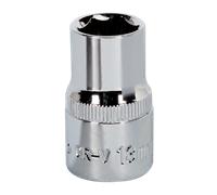 Walldrive Presa 13mm 1.3cmSq Guida Completamente Lucidata - Sealey SP1213 Nuovo