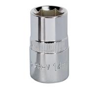 Walldrive Presa 14mm 1.3cmSq Guida Completamente Lucidata - Sealey SP1214 Nuovo