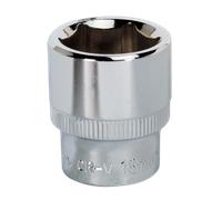 Sealey 1cmSq Chiavi a Bussola 18mm Walldrive Cromato Standard Lunghezza SP3818