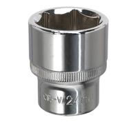 Walldrive Presa 24mm 1.3cmSq Guida Completamente Lucidata SP1224 Sealey Nuovo