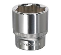 Walldrive Presa 32mm 1.3cmSq Guida Completamente Lucidata SP1232 Sealey Nuovo