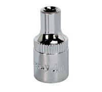 Walldrive Presa 4mm 0.6cmSq Guida Completamente Lucidata - Sealey SP1404 Nuovo