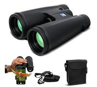 WALLECOM Binocolo ad alta potenza 12 x 50 per adulti con visione cristallina a bassa luminosità, leggero, impermeabile e facile da mettere a fuoco, binocolo compatto a lungo raggio per bird watching,