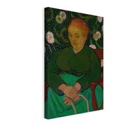 Wallero Quadro su tela Vincent van Gogh La Ninna Ninna Donna presso la culla postimpressionismo 60x90 cm