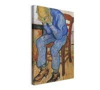 Wallero Quadro su tela Vincent van Gogh Sulla soglia dell'eternità postimpressionismo 30x45 cm