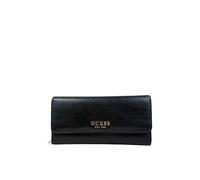GUESS Portafoglio Donna Brooke SLG, Nero, Similpelle, 19.5 x 9 x 4 cm, con 22 Vani Portacarte e Portamonete Esterno