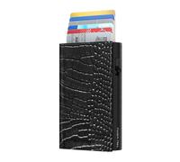 Wallet CLICK & SLIDE Sleek Croco Black