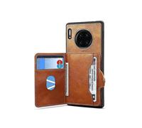 Wallet Leather Case Card Slot for Iphone Xs Max Brown No1541