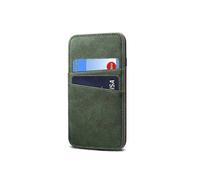 Wallet Leather Case Card Slot for Iphonexs Max6.5 Dark Green Pc4266