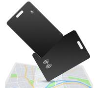 Wallet Tracker Slim 1.6mm Localizzatore Portafoglio Ricaricabile compatibile con Apple Dov'è (solo iOS) Smart Air Bluetooth Card Tag Trova Oggetto IP67 Impermeabile, per Bagaglio/Valigia/Passaporti