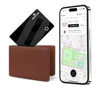 Wallet Tracker, Smart Localizzatore Compatibile con Apple Dov'è (solo iOS), Carta Tracker per Portafoglio Ultra-Sottile per Portafogli Valigie, Carte d'identità Etichette, Bluetooth Tracker 1 Pack