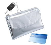 Wallet Women, Leather Travel Wallet, Zippered Purse Organizer, Slim Card Holder, Blocking Case, Stylish Compact Storage, Perfect for Girlfriend, Wife, Mother, Sister, Friends, 13.5x3x10cm