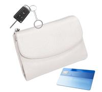 Wallet Women, Leather Travel Wallet, Zippered Purse Organizer, Slim Card Holder, Blocking Case, Stylish Compact Storage, Perfect for Girlfriend, Wife, Mother, Sister, Friends, 13.5x3x10cm