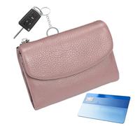 Wallet Women, Leather Travel Wallet, Zippered Purse Organizer, Slim Card Holder, Blocking Case, Stylish Compact Storage, Perfect for Girlfriend, Wife, Mother, Sister, Friends, 13.5x3x10cm