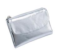 Wallet Women, Slim Leather Purse, Zippered Travel Card Organizer, Elegant Pocket Case for Wife Girlfriend Mom Sister Girls Family Outings Shopping Office Gifting, 5.31x1.18x3.94 inches