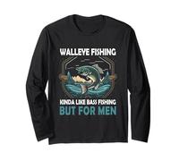 Walleye pesca un po 'come la pesca della spigola ma per gli uomini pesci Maglia a Manica