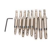 Wallfire Hinge Drill Bit Set High Steel Hinge Tapper Core Drill for Woodworking Window Door8pcs0 Hinge Drill Set Hinge Drill Bit Hinge Tapper Core Drill Bit Hinge Drill Set High Steel Hinge Drill