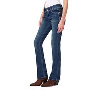 WallFlower Luscious Curvy Bootcut Mid-Rise Insta Stretch Juniors Jeans (Standard And Plus), Chrystie, 46 più Donna