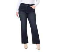 WallFlower Luscious Jeans Curvy Bootcut da Donna a Vita Medio Alta Insta Stretch Denim in Petite, Midsize, Taglie Forti, Jeans Junior, Blackberry., 56 più