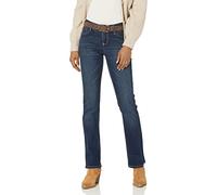 WallFlower Women's Legendary Slim Bootcut Mid-Rise Belted Insta Stretch Juniors Jeans (Standard And Plus), Eden, 0