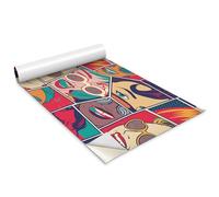 Wallfluent Rivestimento Autoadesivo Soggiorno e Camera da Letto per Decorare Mobili per Cucina per Mobili Porta Armadio Decorativa Carta Adesiva 100x50 cm - Volti femminili in stile Pop Art