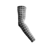 Wallhack Manicotto per braccio da gioco | Accessori per configurazione di gioco Maniche protettive per braccia | Manicotti a compressione per coprire le braccia, bianco, Small/Medium 6-8.5 US