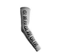 Wallhack Manicotto per braccio da gioco | Accessori per configurazione di gioco Maniche protettive per braccia | Manicotti a compressione per coprire le braccia, bianco, Small/Medium 6-8.5 US