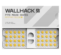 Wallhack Pattini per mouse in PTFE, universali, di alta qualità, per mouse da gioco, scorrevolezza ultra liscia su panno e cuscinetti in vetro, personalizza velocità e controllo, veloci, facili da
