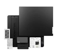 Wallhack SP-005 Tappetino da Gaming in Vetro - Superficie Veloce, Grande Mousepad Esport, Scorrimento Fluido a Bassa Frizione, Vetro Temperato, Ergonomico e Sottile, Durevole e con Custodia | Nero