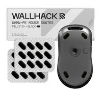 Wallhack UHMW-PE Pill Mouse Skates | Skates premium universali per mouse da gaming | Glide fluido su pad in tessuto/vetro | Velocità e controllo ottimali | Resistenti, facili da usare | 7×14mm neri