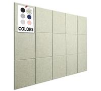 WALLHERO Lavagne in sughero da parete, 150 x 91,4 cm, confezione da 15 pezzi, bacheca in sughero, bacheca per ufficio, bacheca grande, rotolo di sughero con retro adesivo (verde salvia)