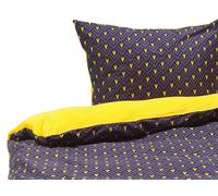 WALLINGFORD Set Copripiumino Raso di Cotone Blu 135x200 cm