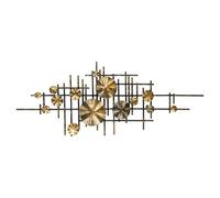 Wallity Accessorio da parete decorativo in metallo, dipinto a mano, 113 x 7 x 44 cm, 100% metallo, spessore 0,8 mm, varianti di colore uniche per una decorazione elegante della casa