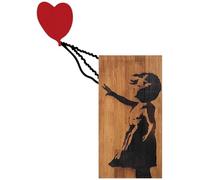 Wallity Tanelorn - Accessorio decorativo da parete | 100% legno | noce nero