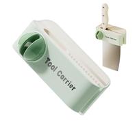 WallmountCCutter OrganizerWallmount- 10x6x5cm kitchenutter Holder,No Drill Self-Adhesive kitchenUtensil Storage Organizer,Cutter OrganizerWallmount| for Home Apartment Door Household Kitchen