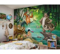 Wallpaper Jungle Book Disney Verde Camera Bambini 270x360 cm AGdesign
