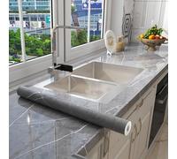 Wallpaper Kitchen Worktop Covering,Marble Contact Paper Self Adhesive, Tiles Stickers,Sticky For Walls,Peel And Stick,Waterproof(Style 2,60cm*5m)