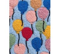 Wallphantom Kit Gancio di Chiusura Tappeto,Palloncini colorati,DIY appeto per Uncinetto Latch Hook Rug Kit Eegalo Creativo per la casa e il divano,52x38cm
