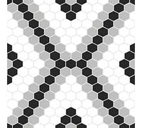 Wallpops FP2950 Piastrelle per, Nero, 12 x 12 inches