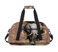 Walls - Borsone per bambini con elefante, per ragazze e ragazzi, con design elefante, borsa da viaggio da 24 l, per sport, palestra, pratica, Colore, (24L) UK, Organizer per borse