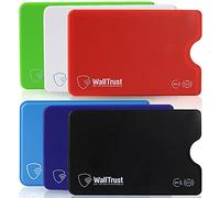 WallTrust RFID Cover protettiva per carte di credito, plastica, set di 6, Multicolore