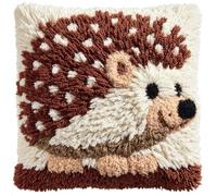 WallustrioaW Kit Per Ricamo 3D Per Cuscini Fai Da Te,Riccio Cuscini All'Uncinetto,Set Per Ricamo,Adatto Per Principianti,Decorazioni Per La Casa,43X43Cm