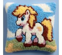 WallustrioaW Set Cuscini Con Bloccaggio A Scatto Pony Cuscino Tappeto Auto Set Di Ganci Di Chiusura Kit Di Cuscini Con Ganci Di Chiusura Tappeto Annodato 43X43Cm