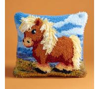 WallustrioaW Set Cuscini Con Bloccaggio A Scatto Pony Cuscino Tappeto Auto Set Di Ganci Di Chiusura Kit Di Cuscini Con Ganci Di Chiusura Tappeto Annodato 43X43Cm
