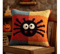 WallustrioaW Set Cuscini Con Bloccaggio A Scatto Ragni 43X43Cm Tappeto Annodato Per Te Set Di Ganci Di Chiusura Kit Di Cuscini Con Ganci Di Chiusura Tappeto Annodato
