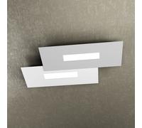 WALLY APPLIQUE-PLAFONIERA 2 LUCI(COMPOSTO DA 1138-40-BI+1138-40-GR) 1138-M1-BG
