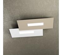 WALLY APPLIQUE-PLAFONIERA 2 LUCI(COMPOSTO DA 1138-40-BI+1138-40-SA) 1138-M1-BS