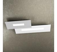 WALLY APPLIQUE-PLAFONIERA 2 LUCI(COMPOSTO DA 1138-40-GR+1138-60-BI) 1138-M2-BG