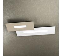 WALLY APPLIQUE-PLAFONIERA 2 LUCI(COMPOSTO DA 1138-40-SA+1138-60-BI) 1138-M2-BS